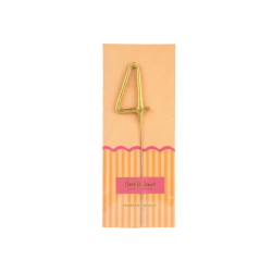 Vela bengala Foil Pack Dorada 4