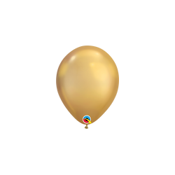 Chrome balloons 11" (100pz) Gold