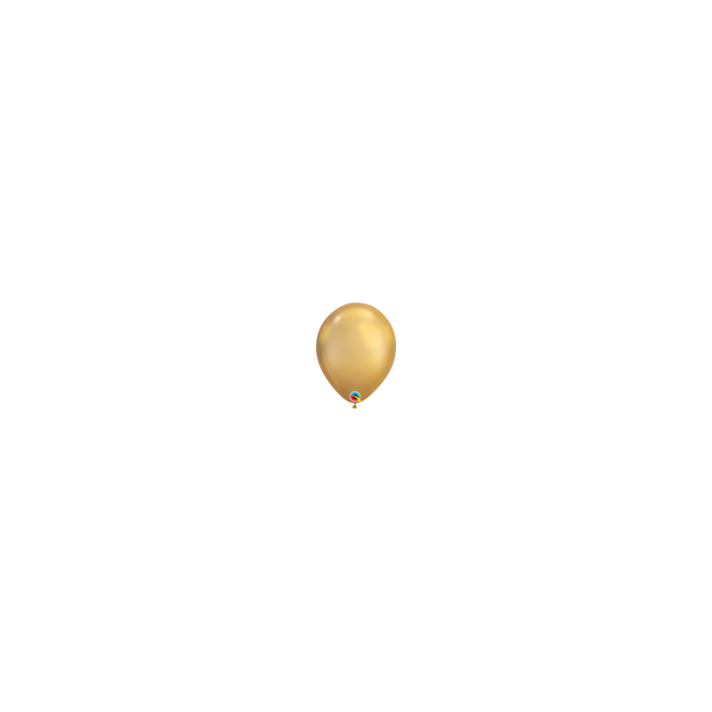 Chrome balloons 11" (100pz) Gold