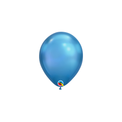 Chrome balloons 11" (100pz) Blue