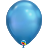 Chrome balloons 11" (100pz) Blue