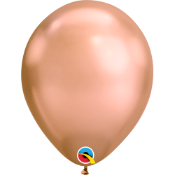 Chrome balloons 11" (100pz) Rose gold
