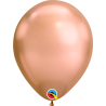 Chrome balloons 11" (100pz) Rose gold