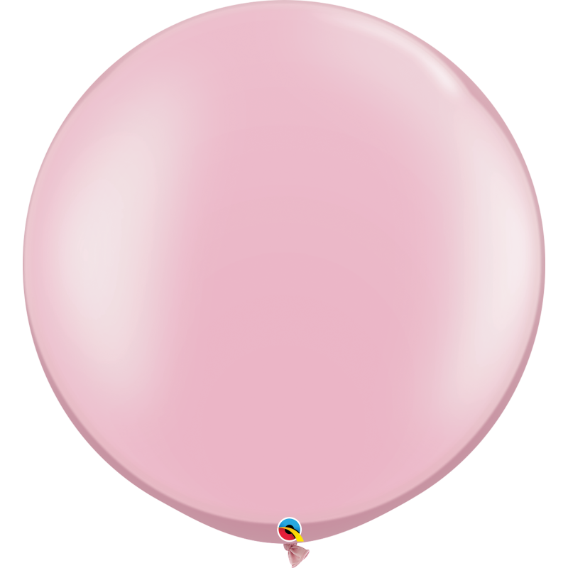 Nacarado Pastel 30" Gigante (2pz) Rosa Nacarado