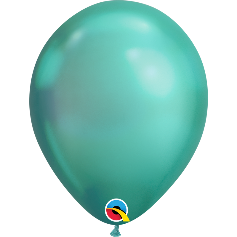 Chrome balloons 11" (100pz) Green
