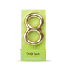 Vela de Cera dorada 8.5 cm número 8