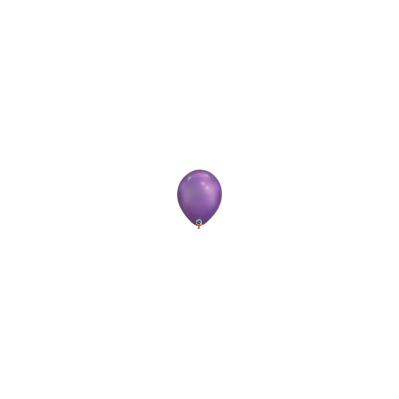 Chrome balloons 11" (100pz) Purple