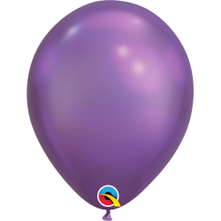 Chrome balloons 11" (100pz) Purple