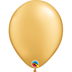 Metálicos 11" (100pz) Dorado