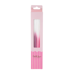 Velas de Happy Birthday Ombre Pink