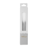 Velas de Happy Birthday Ombre Silver