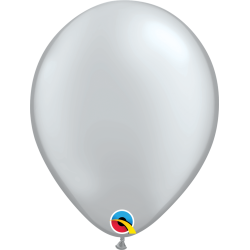 Metálicos 11" (100pz) Plata