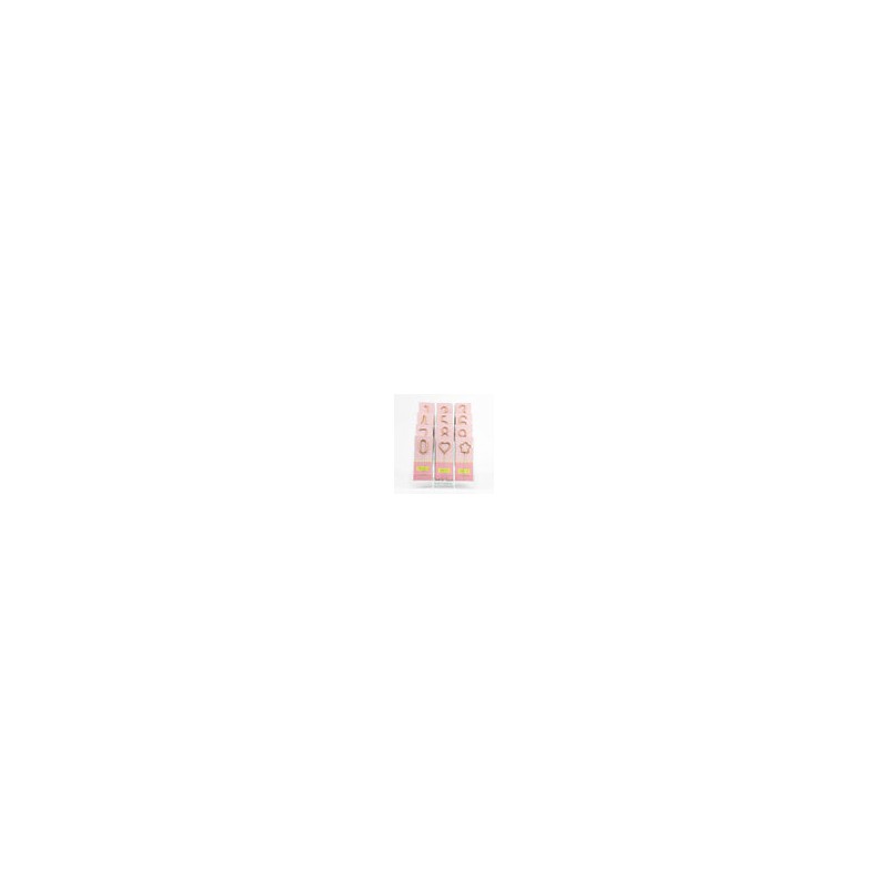 Display Pack Velas bengala color Rose Gold foil pack