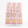 Display Pack Velas bengala color Rose Gold foil pack