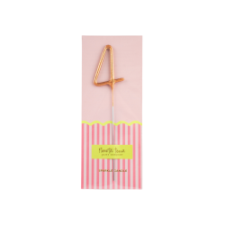 Vela bengala Foil Pack Rose Gold 4