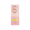 Vela bengala Foil Pack Rose Gold 6