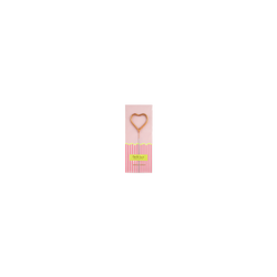 Vela bengala Foil Pack Rose Gold Corazón