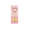Vela bengala Foil Pack Rose Gold Corazón
