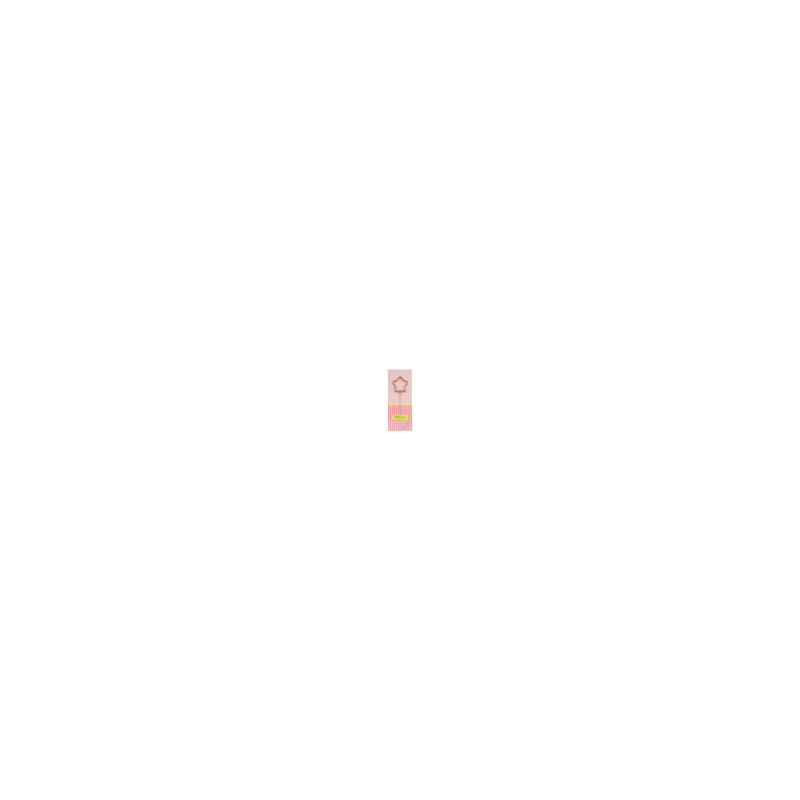 Vela bengala Foil Pack Rose Gold Estrella