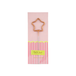 Vela bengala Foil Pack Rose Gold Estrella