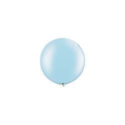 Nacarado Pastel 30" Gigante (2pz) Azul Pastel Nacarado