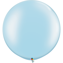 Nacarado Pastel 30" Gigante (2pz) Azul Pastel Nacarado