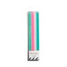 Velas de Cumpleaños Green, Pink & White