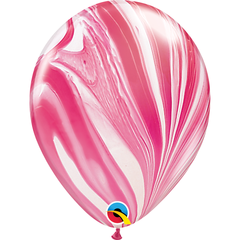 Super Agata 11" (25 pz) Rojo Blanco