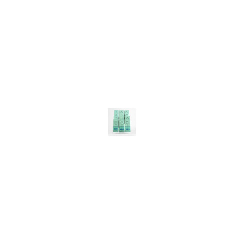 Display Pack Velas bengala color Plata foil pack