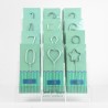 Display Pack Velas bengala color Plata foil pack