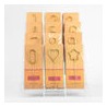 Display Pack Velas bengala color Dorado foil pack