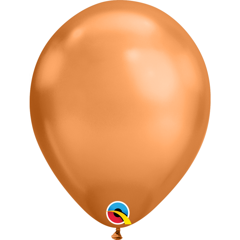 Chrome balloons 11" (100pz) Copper