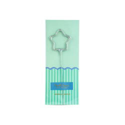 Vela bengala Foil Pack Plata Estrella