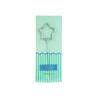 Vela bengala Foil Pack Plata Estrella