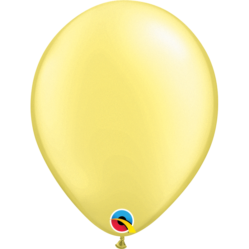 Nacarado Pastel 11" (100pz) Amarillo Limón Nacarado