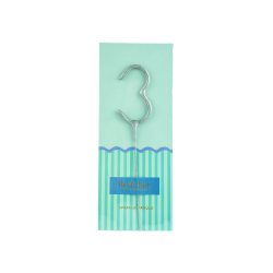 Vela bengala Foil Pack Plata 3