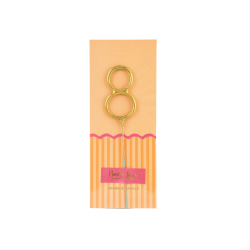 Vela bengala Foil Pack Dorada 8