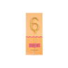 Vela bengala Foil Pack Dorada 6