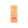 Vela bengala Foil Pack Dorada 3