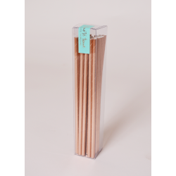 Popotes de cartón rose gold 25pz