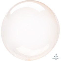 Crystal Clearz Balloon Orange 24"