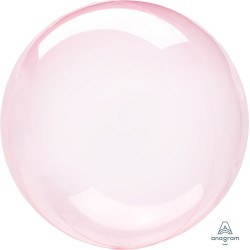 Crystal Clearz Balloon Dark Pink 24"