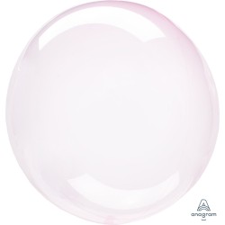 Crystal Clearz Balloon Light Pink 24"