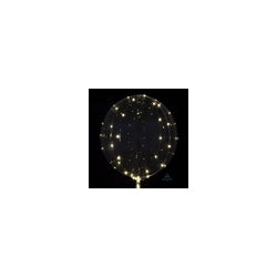 Crystal Clearz Balloon White Lights 24"