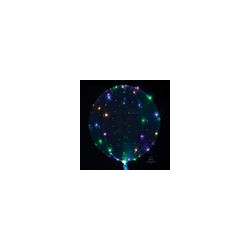 Crystal Clearz Balloon Multicolor Lights 24"