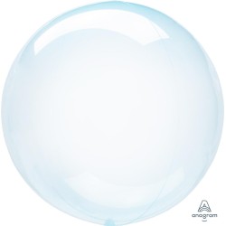 PACKED Crystal Clearz Balloon Blue 24"