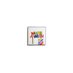 Cake topper "Make a Wish" oro/multicolor