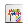 Cake topper "Make a Wish" oro/multicolor
