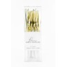 Cubiertos Premium Party Supplies White and Gold Pack 32PK