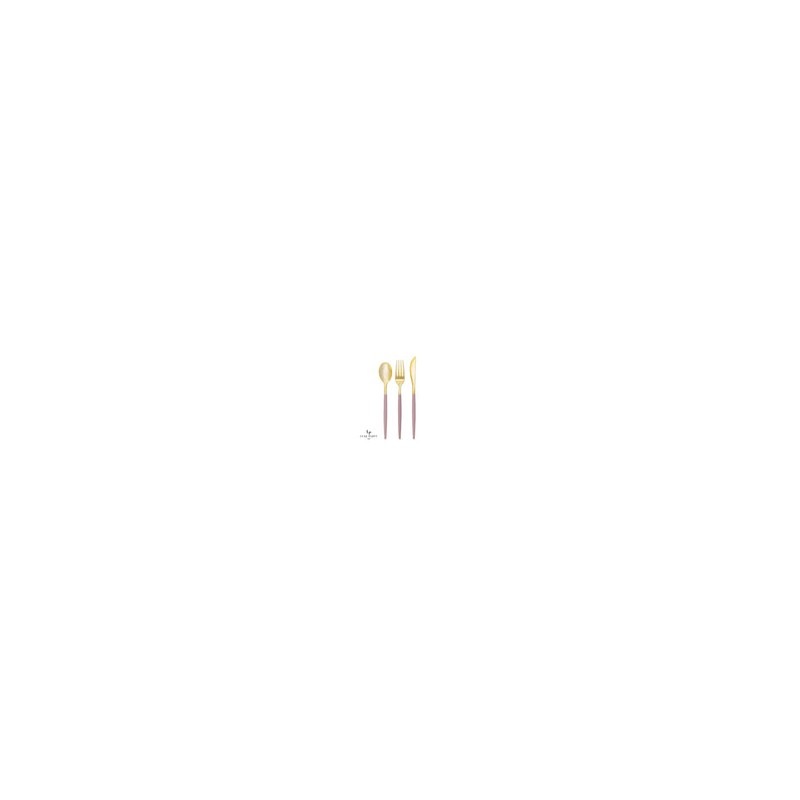 Mauve and Gold combo Cutlery Pack 32PK